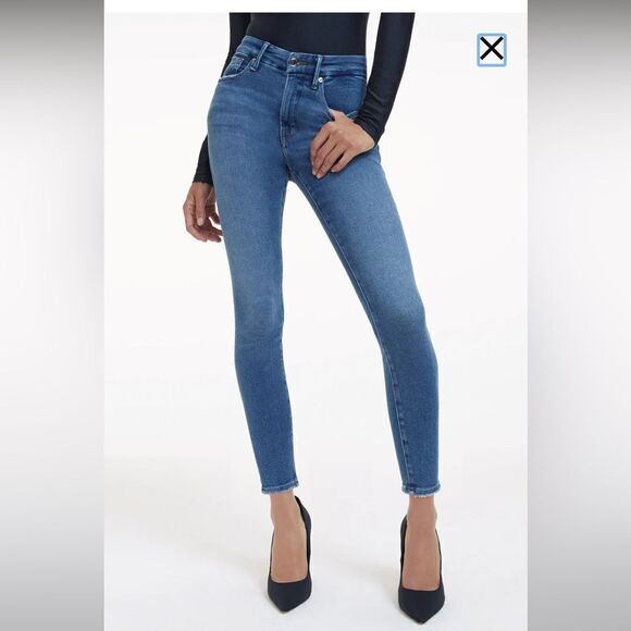 Good American GOOD LEGS CROPPED JEANS - Picture 2 of 7